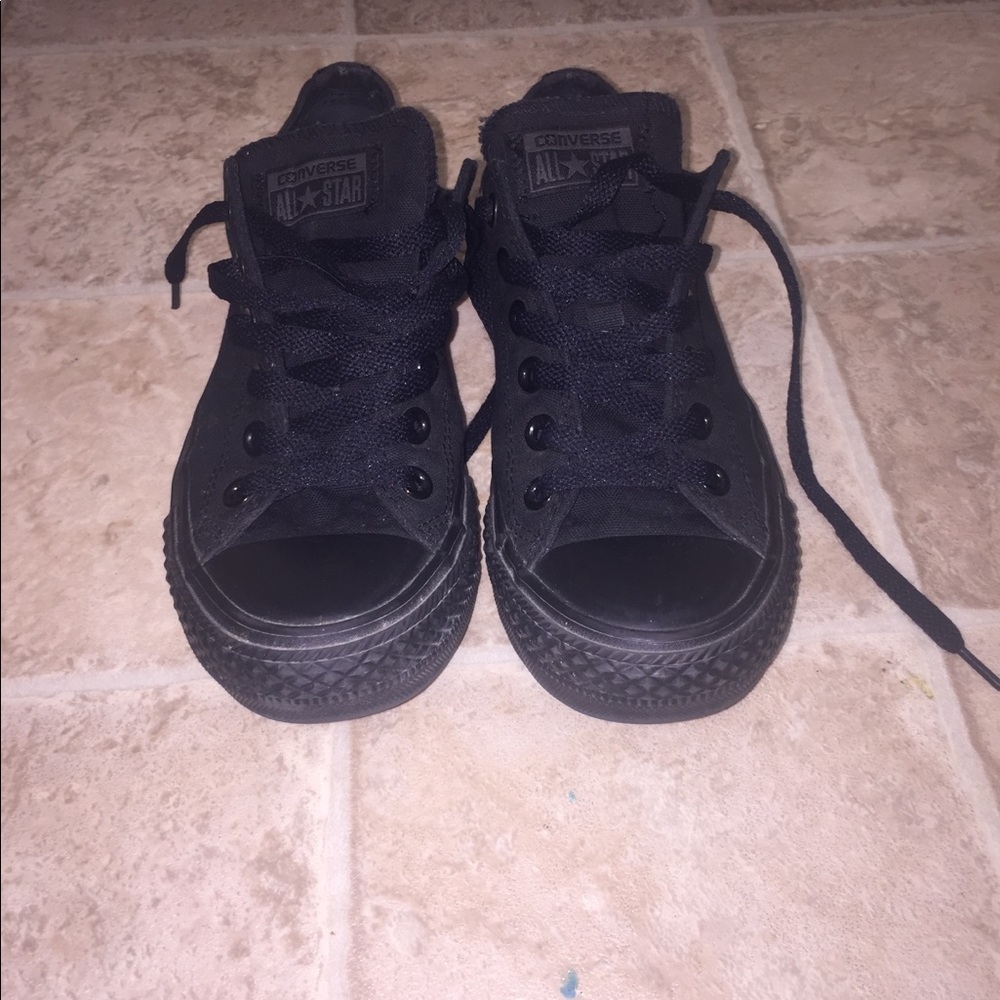 NWOT black converse